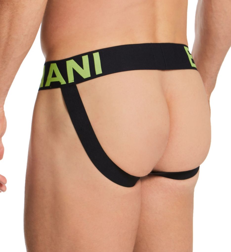 Megalogo Stretch Cotton Jockstrap-bs