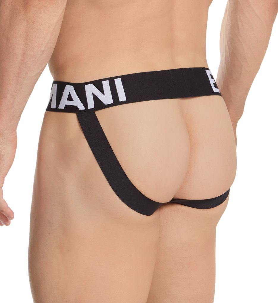 Megalogo Stretch Cotton Jockstrap-bs