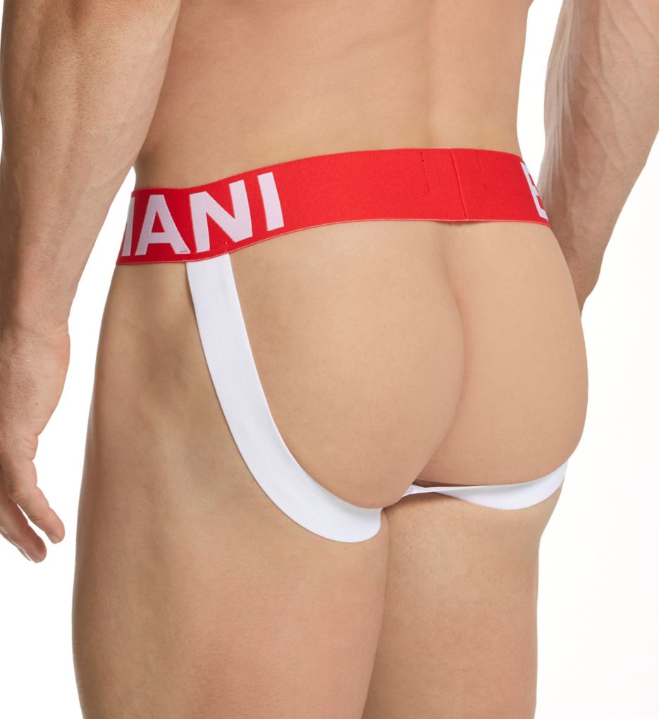 Megalogo Stretch Cotton Jockstrap-bs