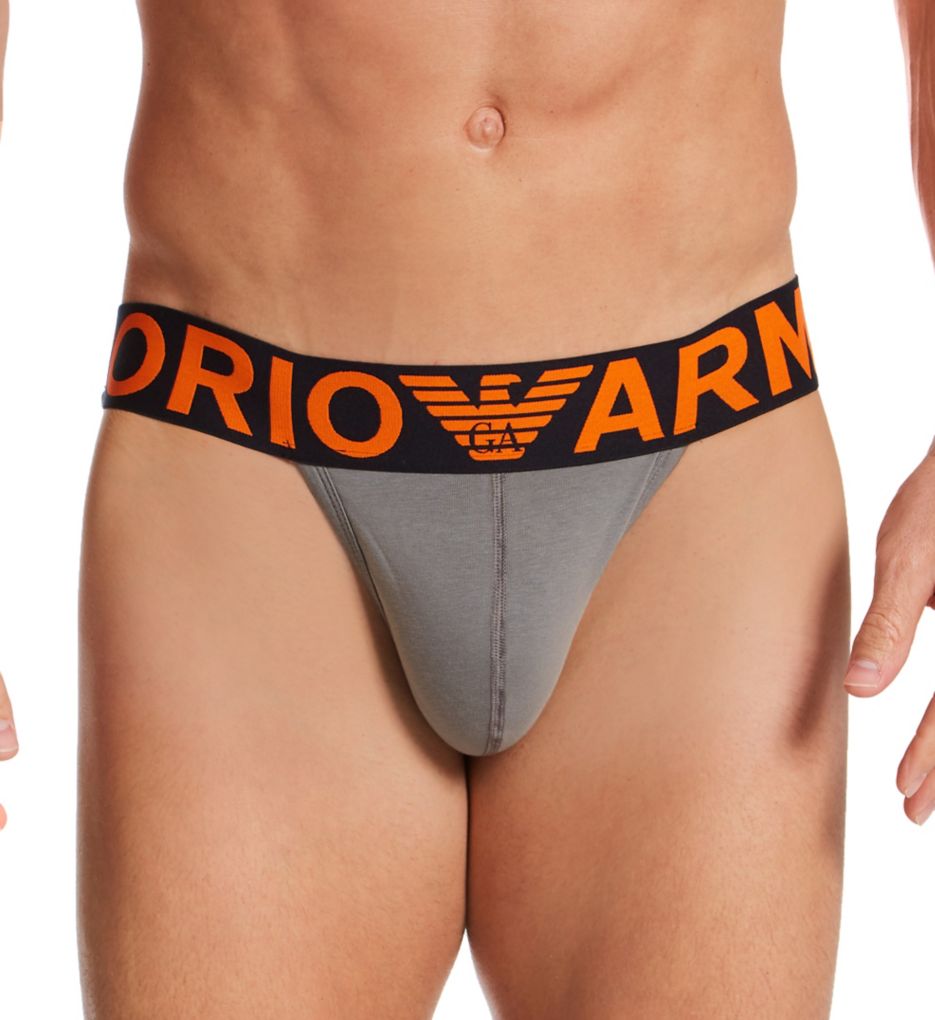 Megalogo Stretch Cotton Jockstrap-fs