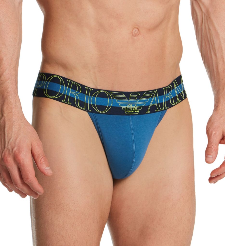 Megalogo Cotton Stretch Jockstrap-acs