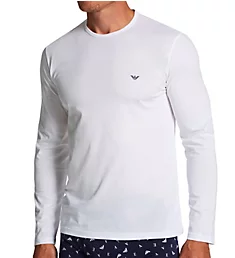 100% Pure Cotton Long Sleeve T-Shirt WHT S