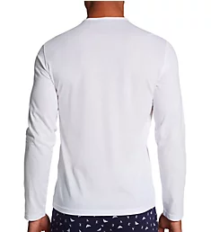 100% Pure Cotton Long Sleeve T-Shirt WHT S