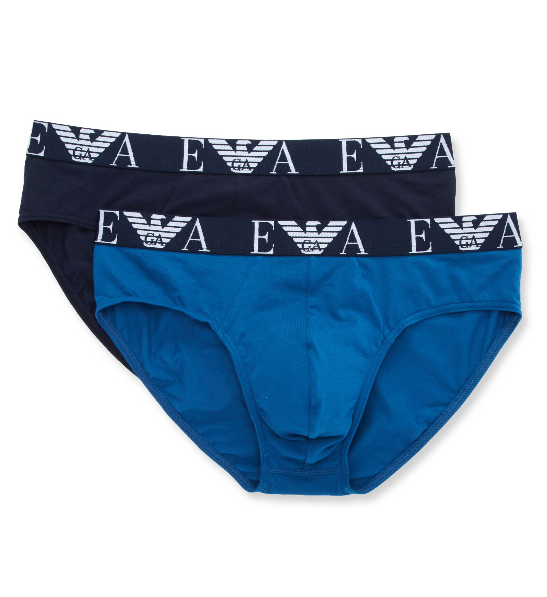 Bold Monogram Brief - 2 Pack MAROCT L by Emporio Armani