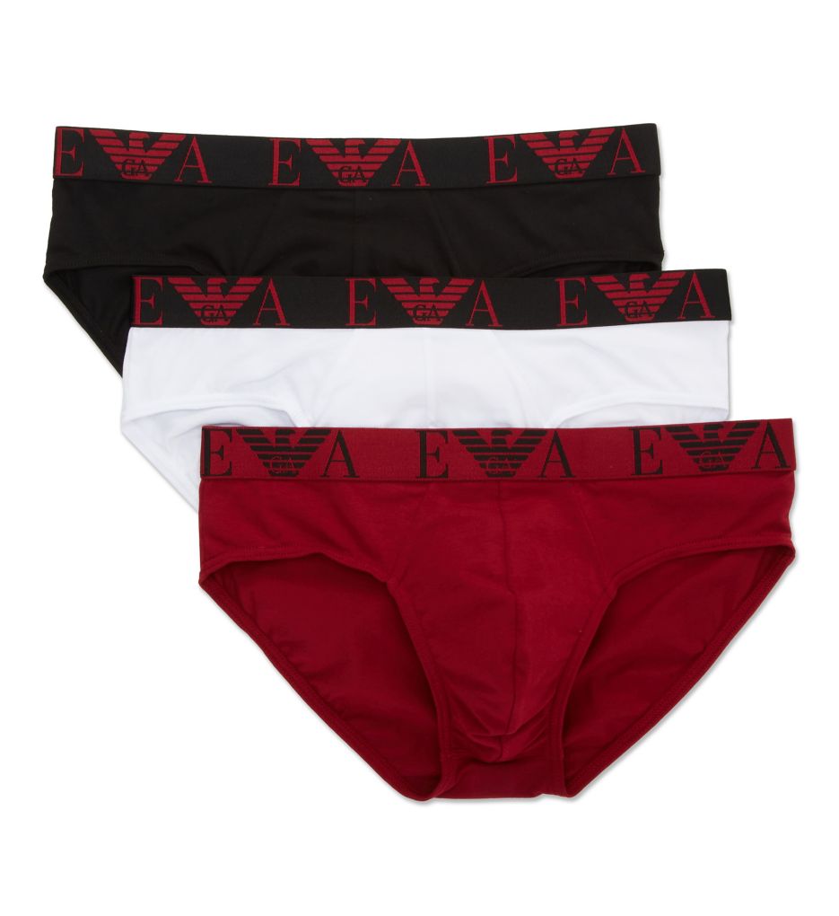 Bold Monogram Cotton Stretch Brief - 3 Pack-acs