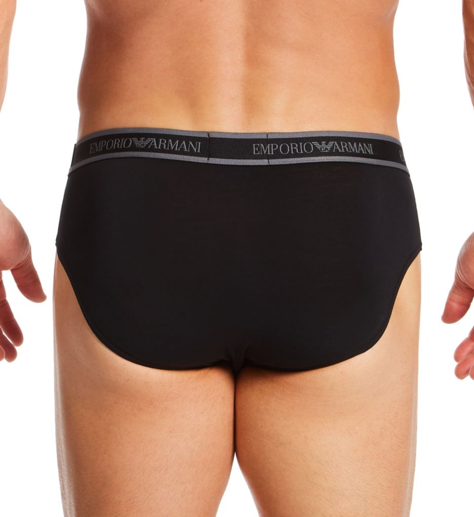 Core Logoband Cotton Stretch Brief - 3 Pack-bs