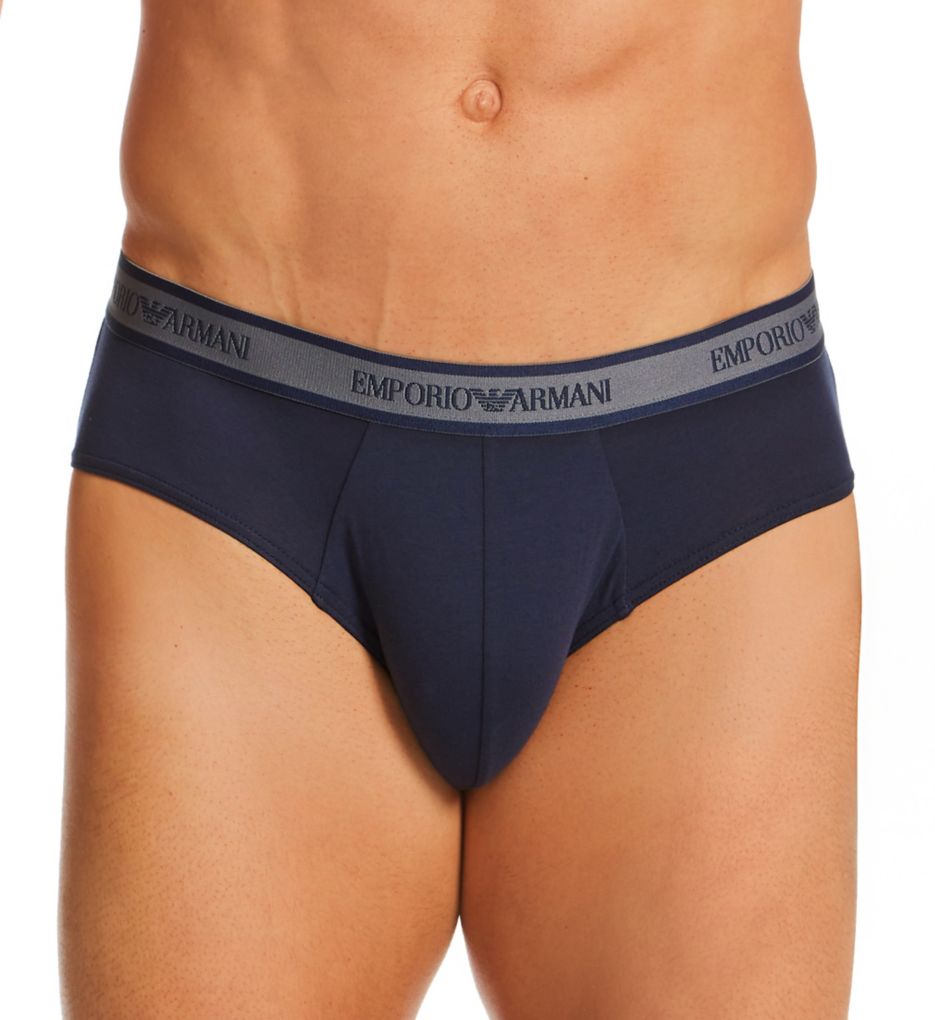 Core Logoband Cotton Stretch Brief - 3 Pack-fs