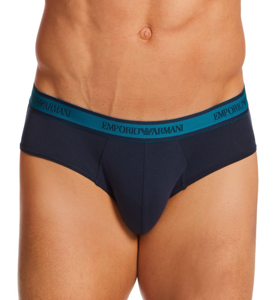 Core Logoband Cotton Stretch Brief - 3 Pack-fs