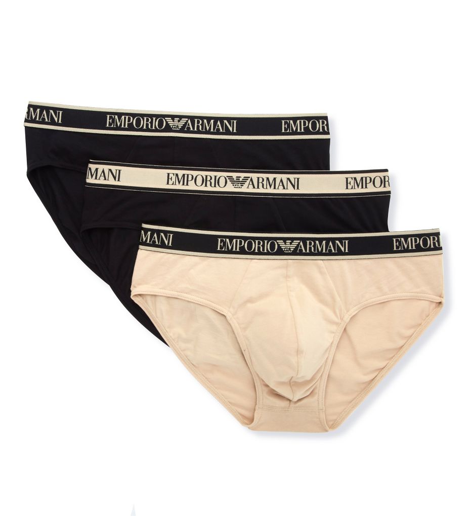 Core Logoband Brief - 3 Pack by Emporio Armani