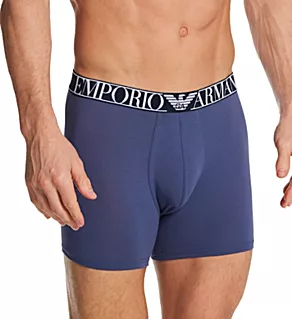 Endurance Cotton Stretch Boxer Brief - 2 Pack White/Denim S