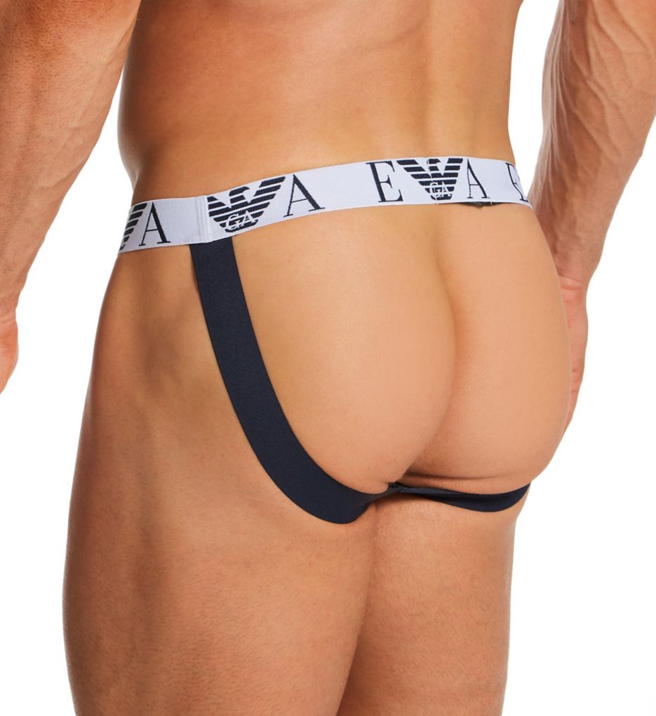 Bold Monogram Cotton Stretch Jockstrap - 2 Pack-bs