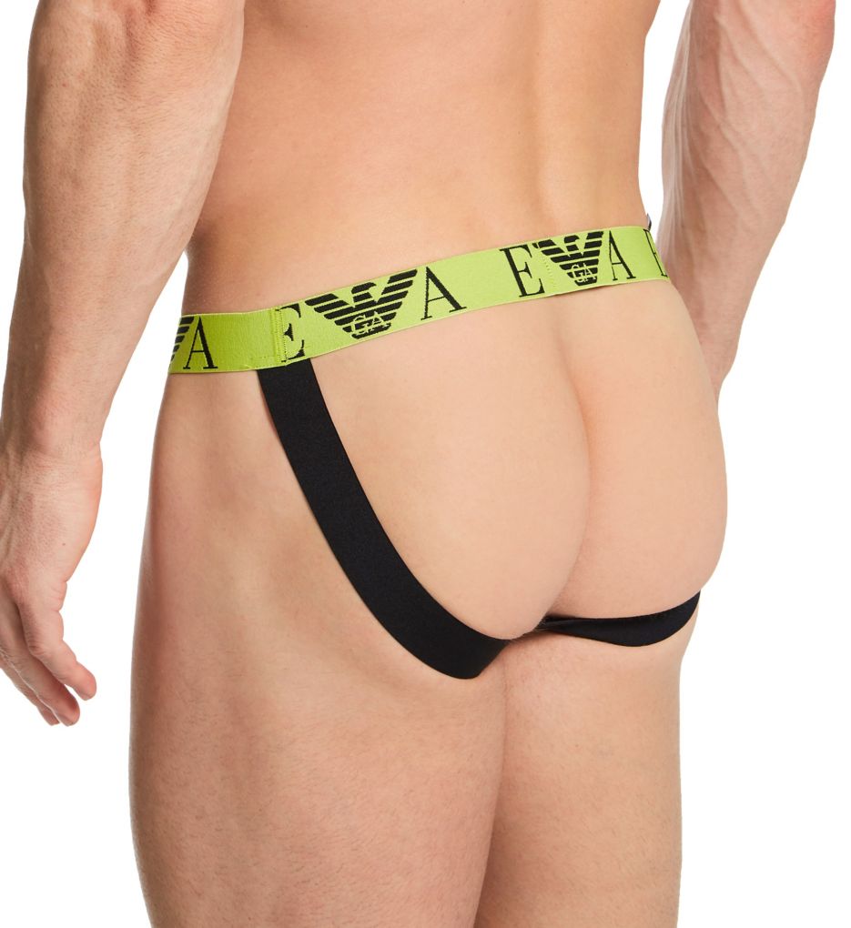 Emporio Armani Bold Monogram Jockstrap - 2 Pack 1119323 - Image 2