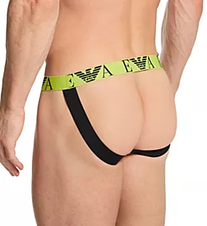 Bold Monogram Jockstrap - 2 Pack Black L