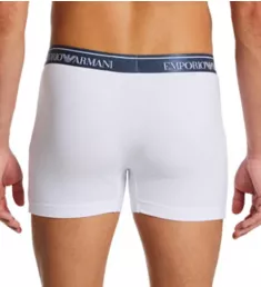 Shiny Logoband Button Fly Boxer White S