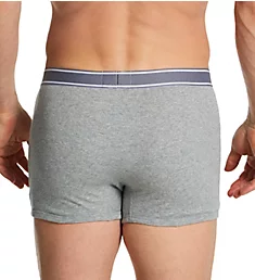 Ribbed Cotton Button Fly Boxer LGHTGM M
