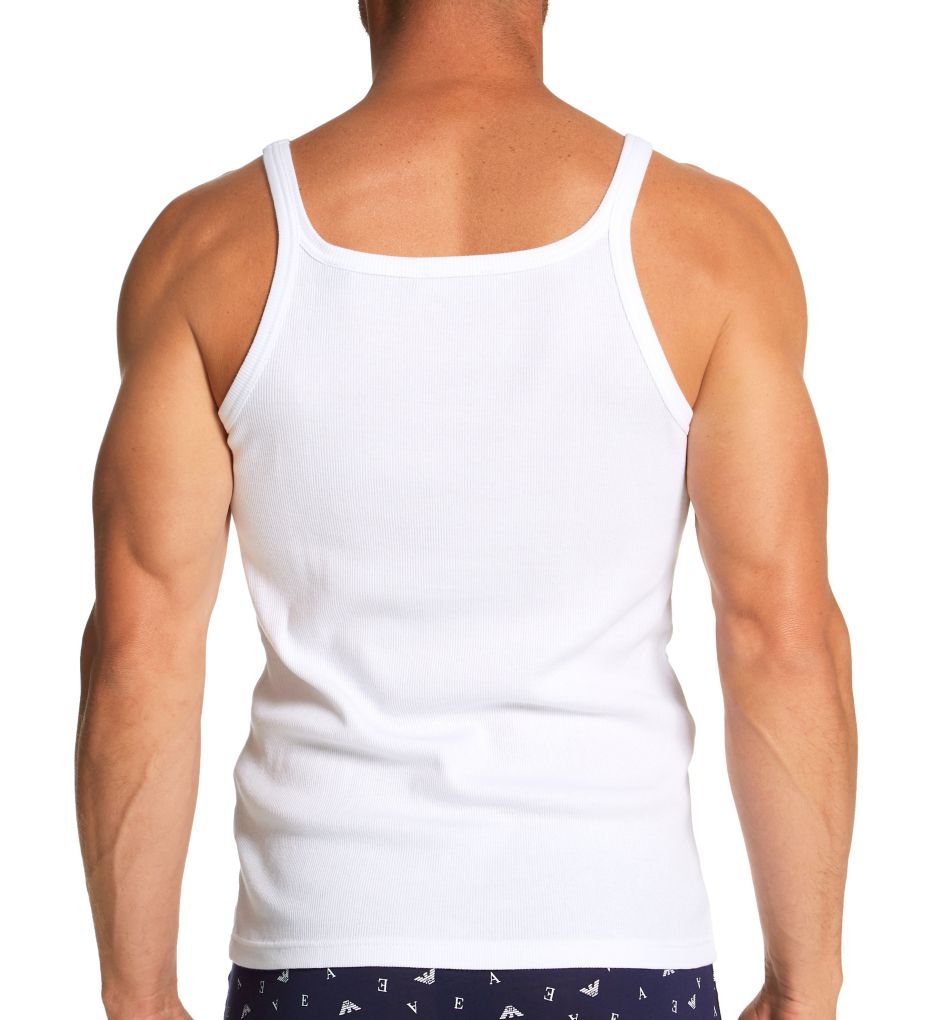 Ribbed Stretch Cotton Tank-bs