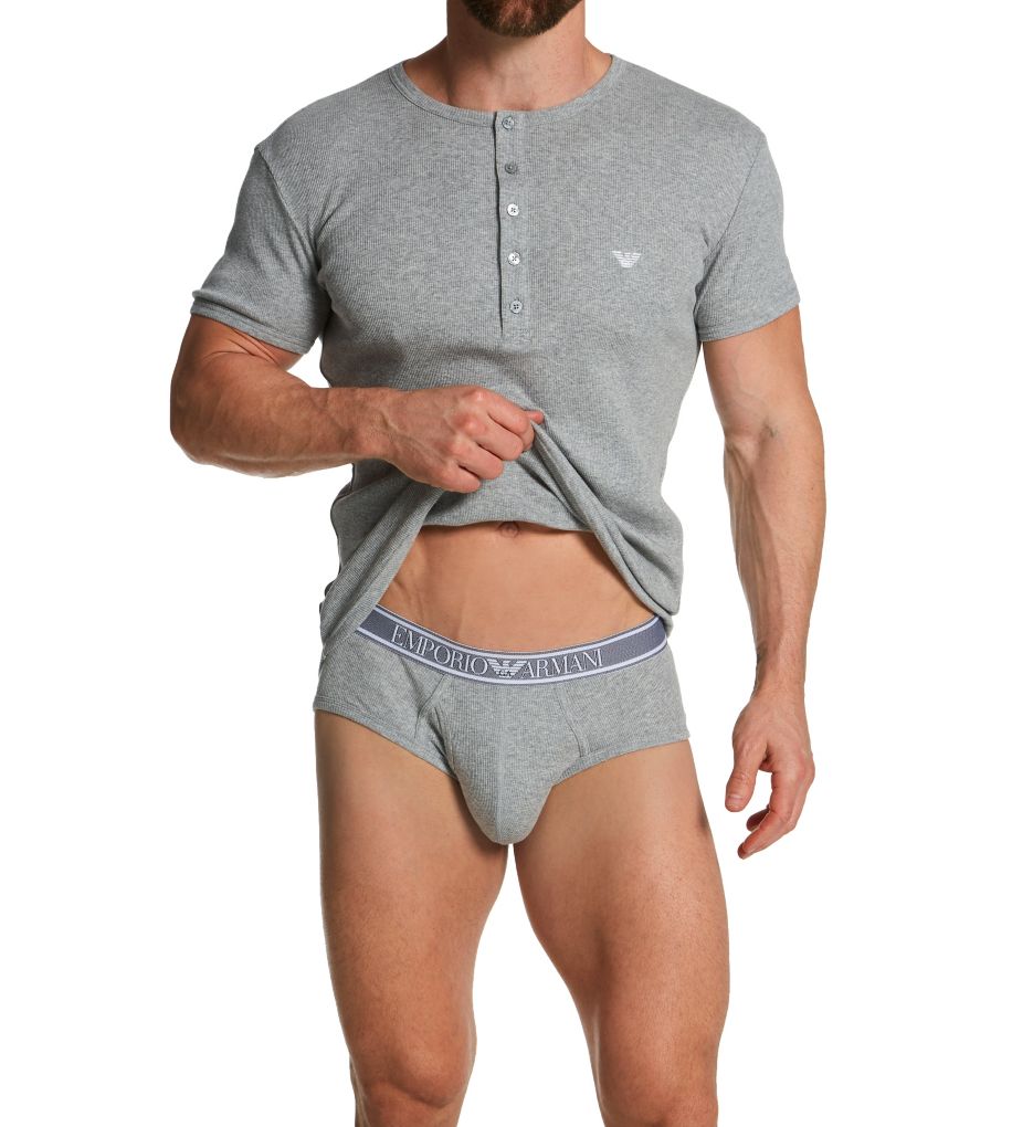 Emporio armani stretch cotton brief best sale