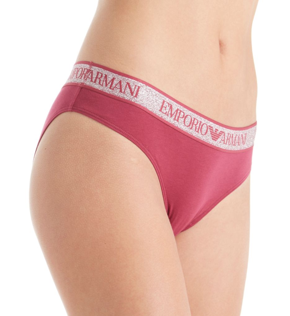 Emporio Armani >> Emporio Armani 162525VC Visibility Stellar Cotton Brief Panty (Beaujolais S)