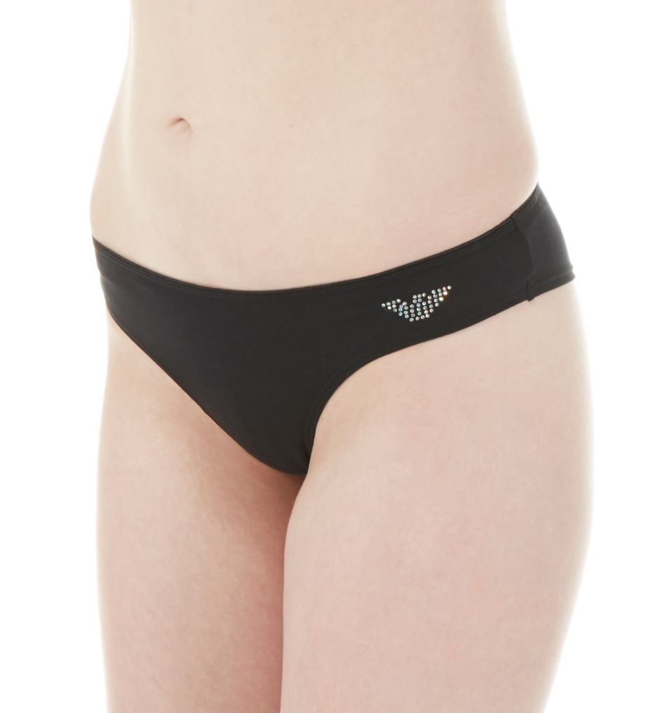 Visibility Cotton Crystal Logo Brasilian Brief-acs