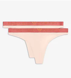 Iconic Microfiber Thong - 2 Pack Nude L