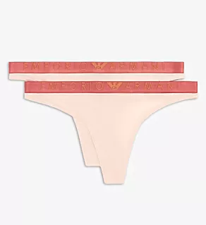 Iconic Microfiber Thong - 2 Pack Nude S