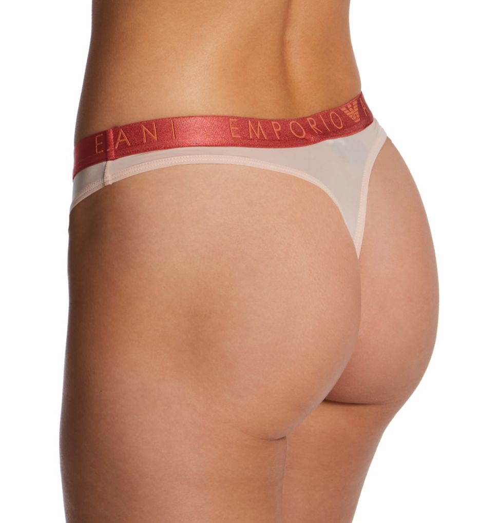 Emporio Armani Iconic Microfiber Thong - 2 Pack Nude XL  - Image 2