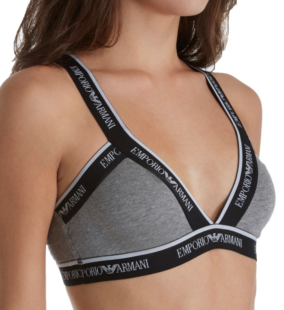 Visibility Stretch Cotton Triangle Bralette Bra-acs