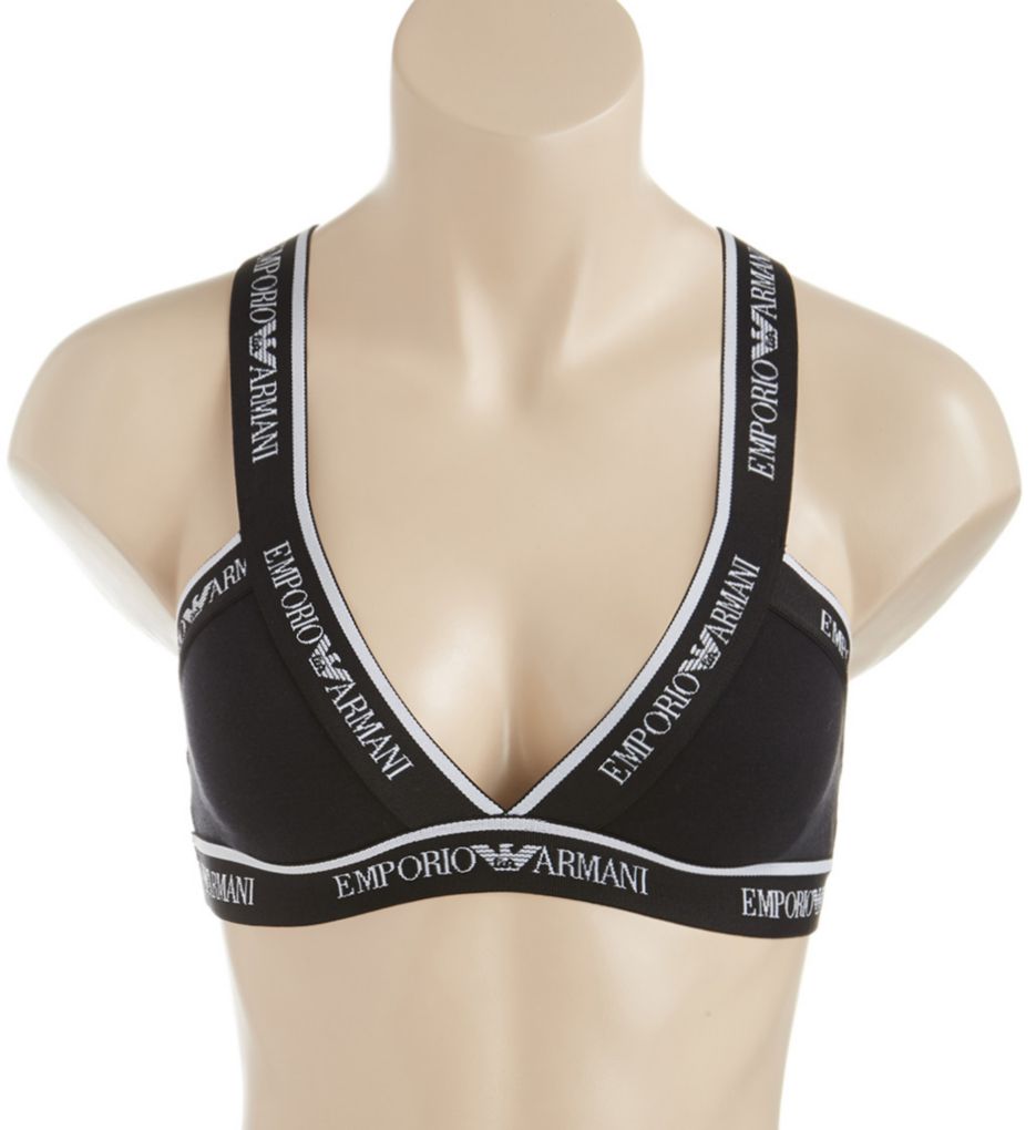 Visibility Stretch Cotton Triangle Bralette Bra-fs