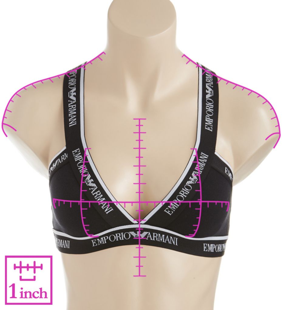 Visibility Stretch Cotton Triangle Bralette Bra-ns7