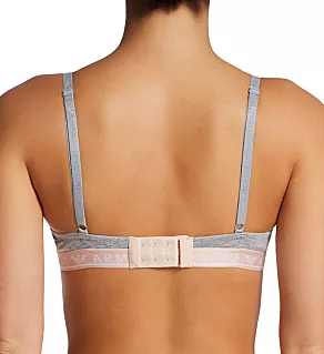 Iconic Logoband Push Up Bra Light Grey Melange 34B