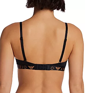 Iconic Microfiber Push Up Bra Black 34B