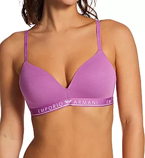 Iconic Logoband Padded Triangle Bra Hortensia L