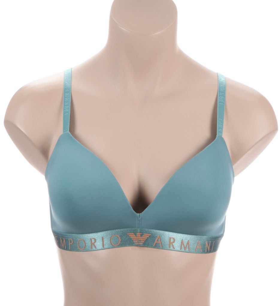  Iconic Microfiber Padded Triangle Bra Arctic XL  - Image 1
