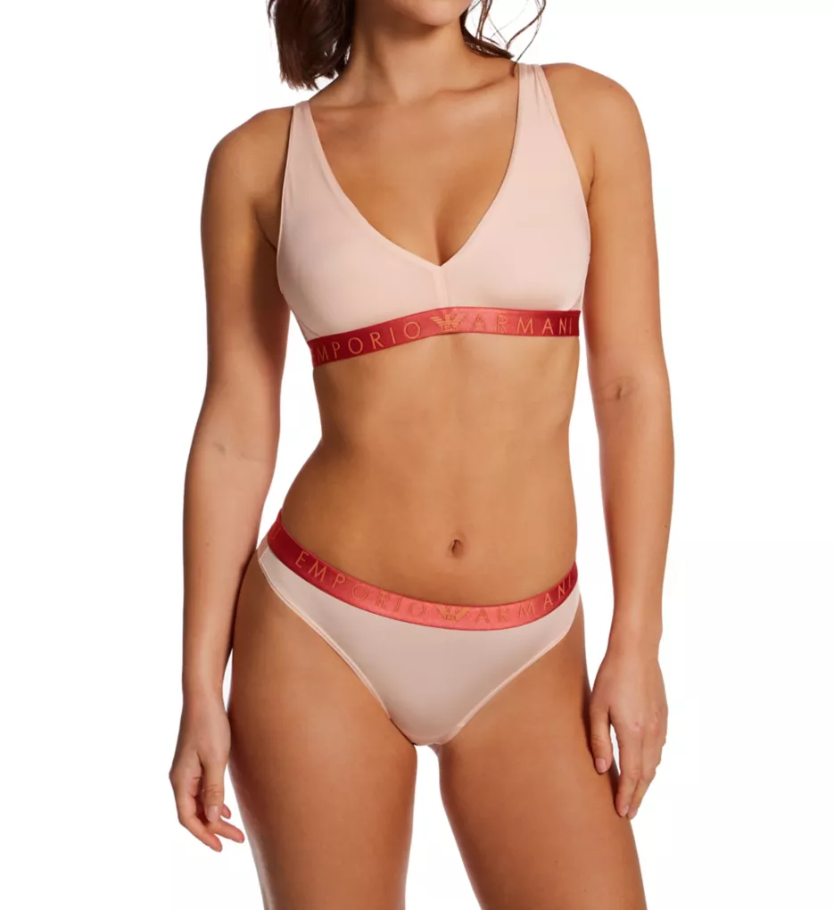 Emporio Armani Iconic Microfiber Padded Bralette 164530 - Image 4