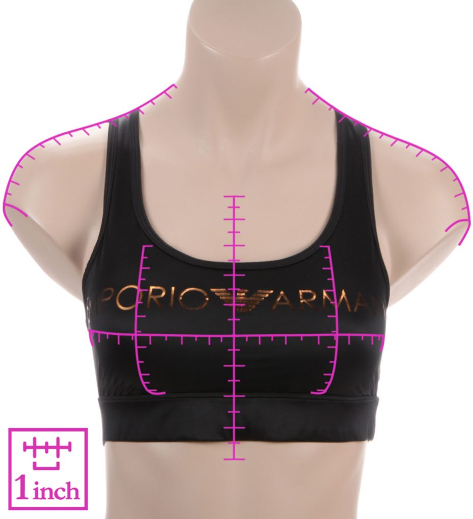 Emporio Armani Iconic Microfiber Padded Bralette 164710 - Image 3