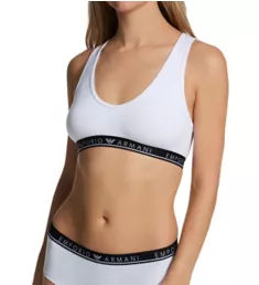 Iconic Logoband Bralette Bra White L