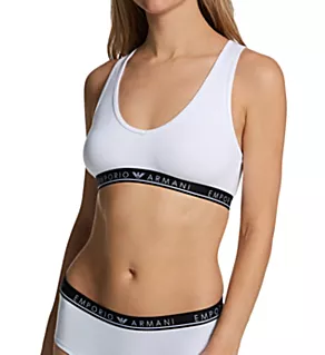 Iconic Logoband Bralette Bra White L