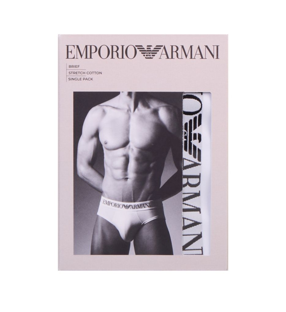 Emporio Armani Stretch Cotton Jersey Brief 23014133 - Image 3