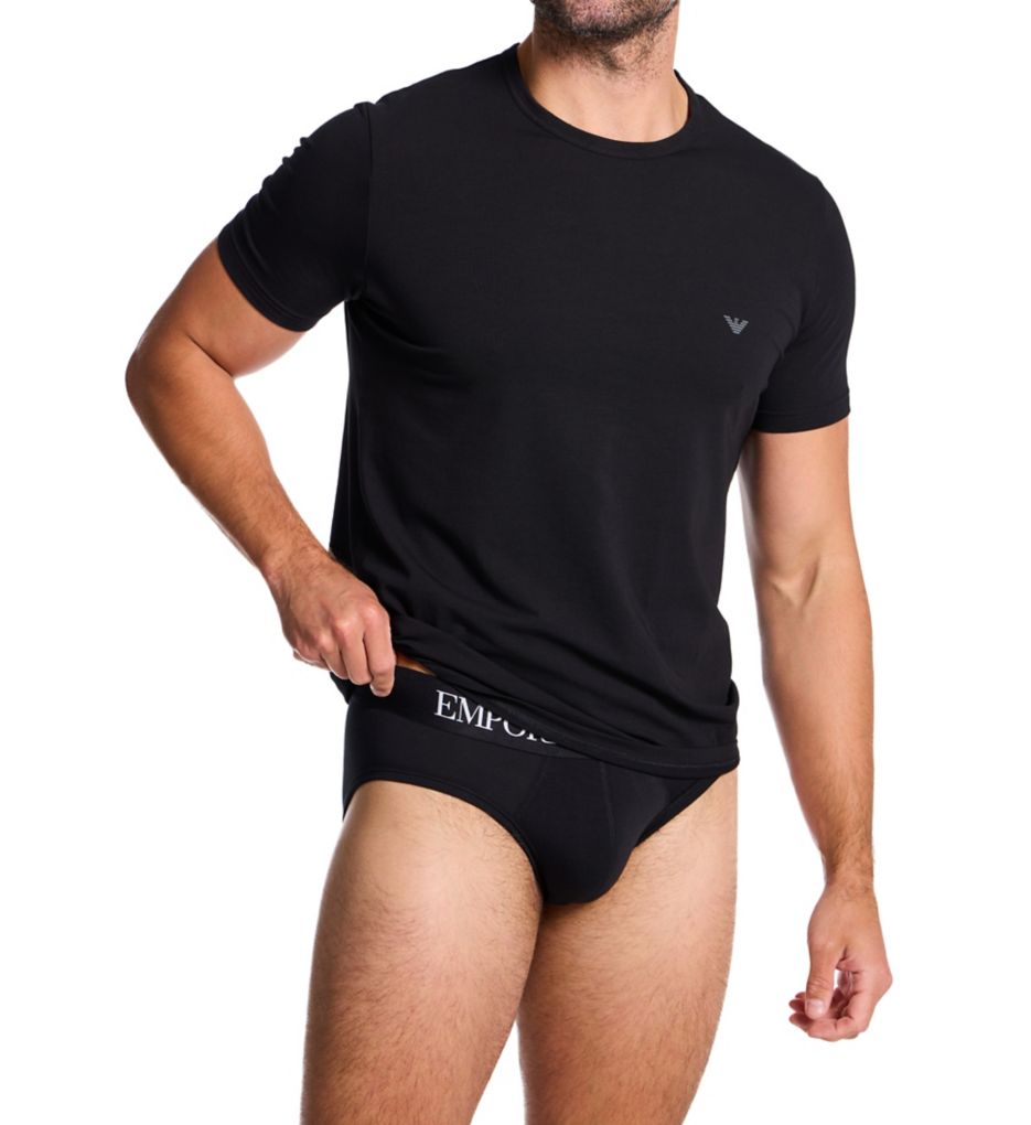 Emporio Armani Stretch Cotton Jersey Brief 23014133 - Image 4