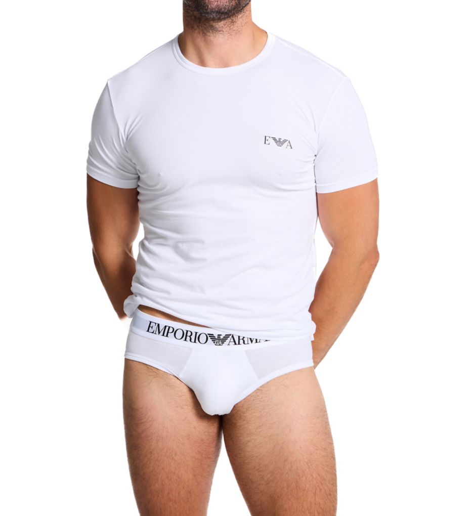 Emporio Armani Stretch Cotton Jersey Brief 23014133 - Image 5