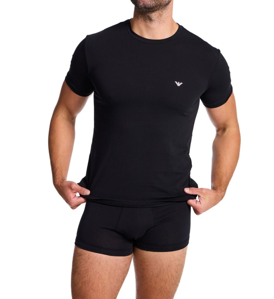 Emporio Armani Stretch Cotton Jersey Trunk 23114133 - Image 4