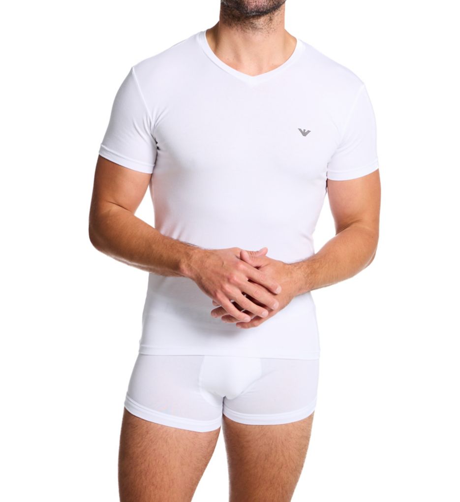 Emporio Armani Stretch Cotton Jersey Trunk 23114133 - Image 5