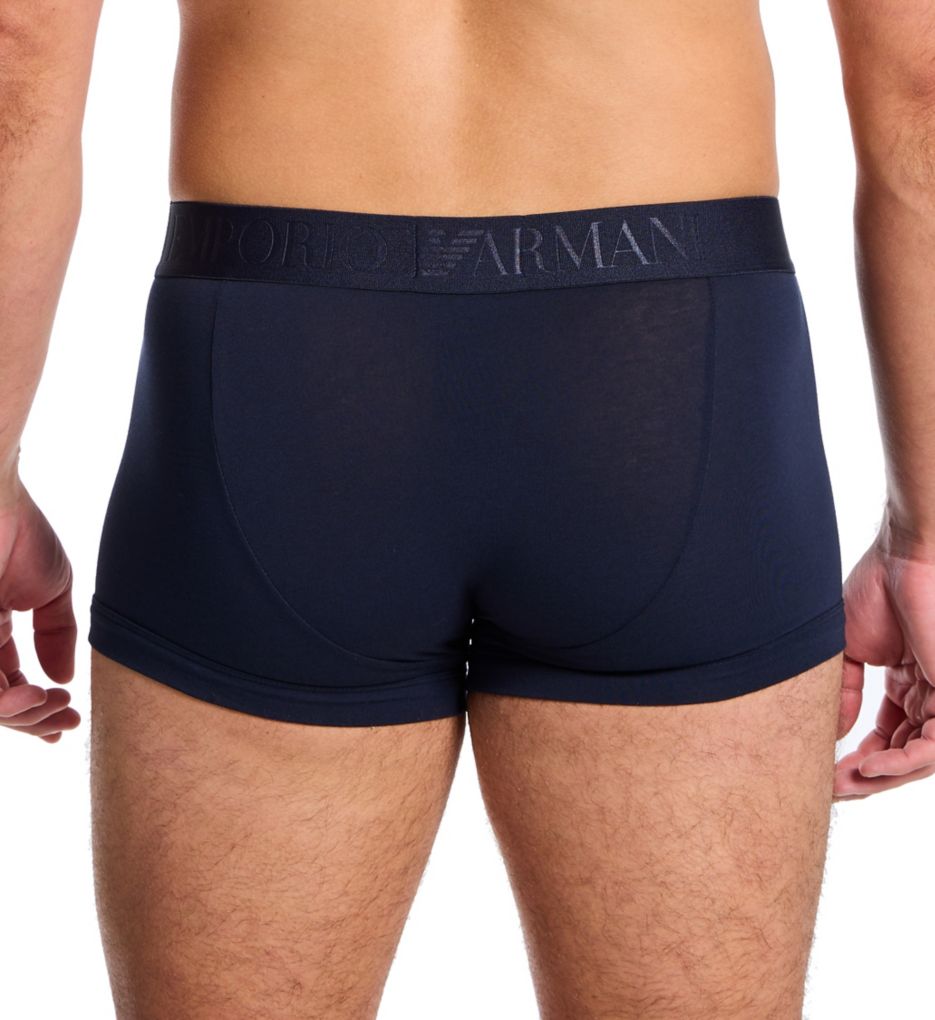 Emporio Armani Tonal Classic Logo Cotton Stretch Trunk 23115374 - Image 2