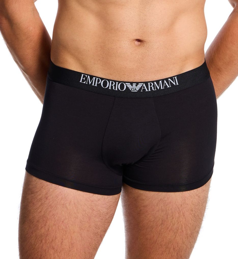 Emporio Armani Viscose Stretch Jersey Trunk - 2 Pack 25314134 - Image 1