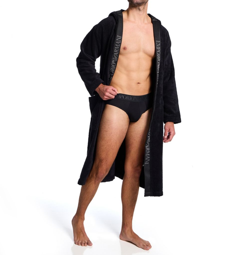 Emporio Armani Sponge Bath Robe 25514986 - Image 4