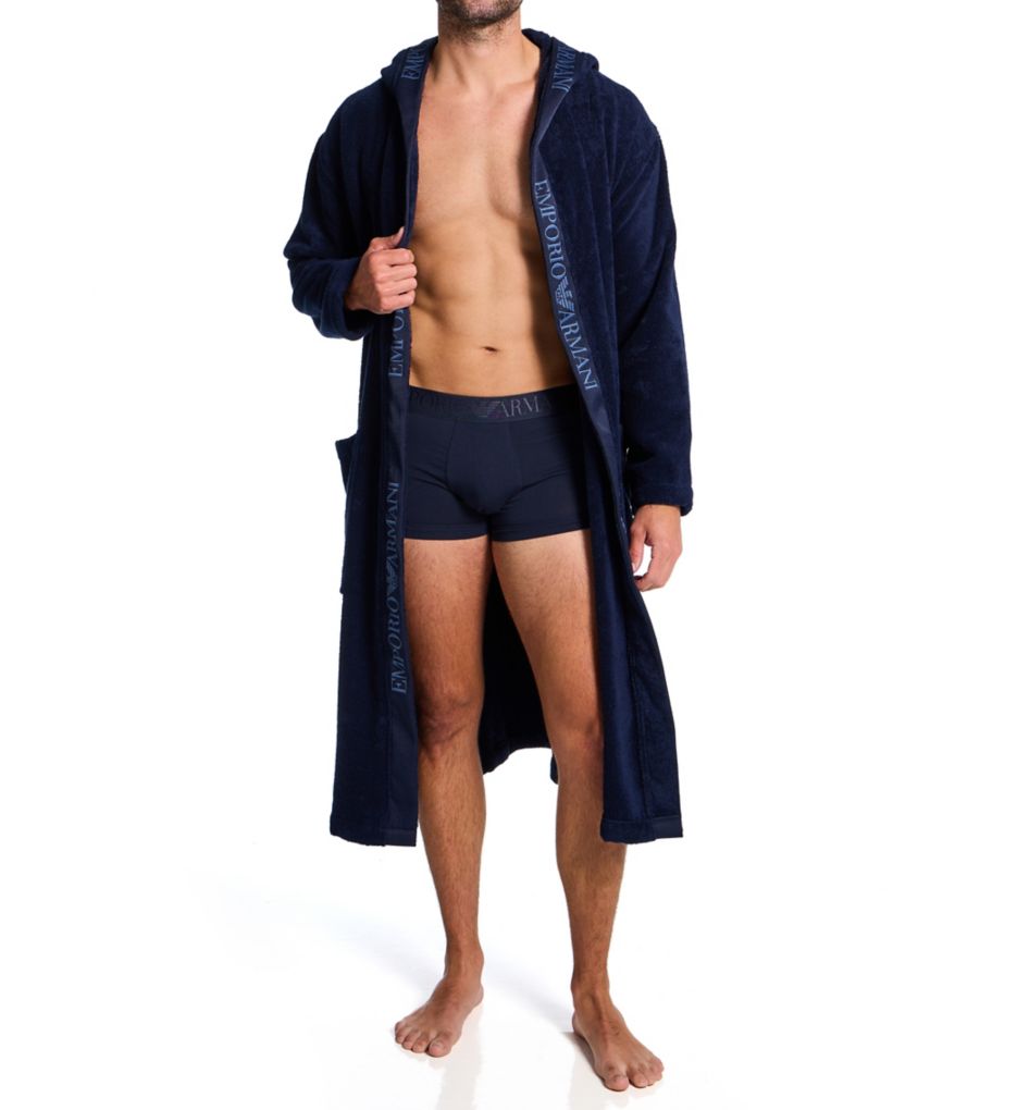 Emporio Armani Sponge Bath Robe 25514986 - Image 5
