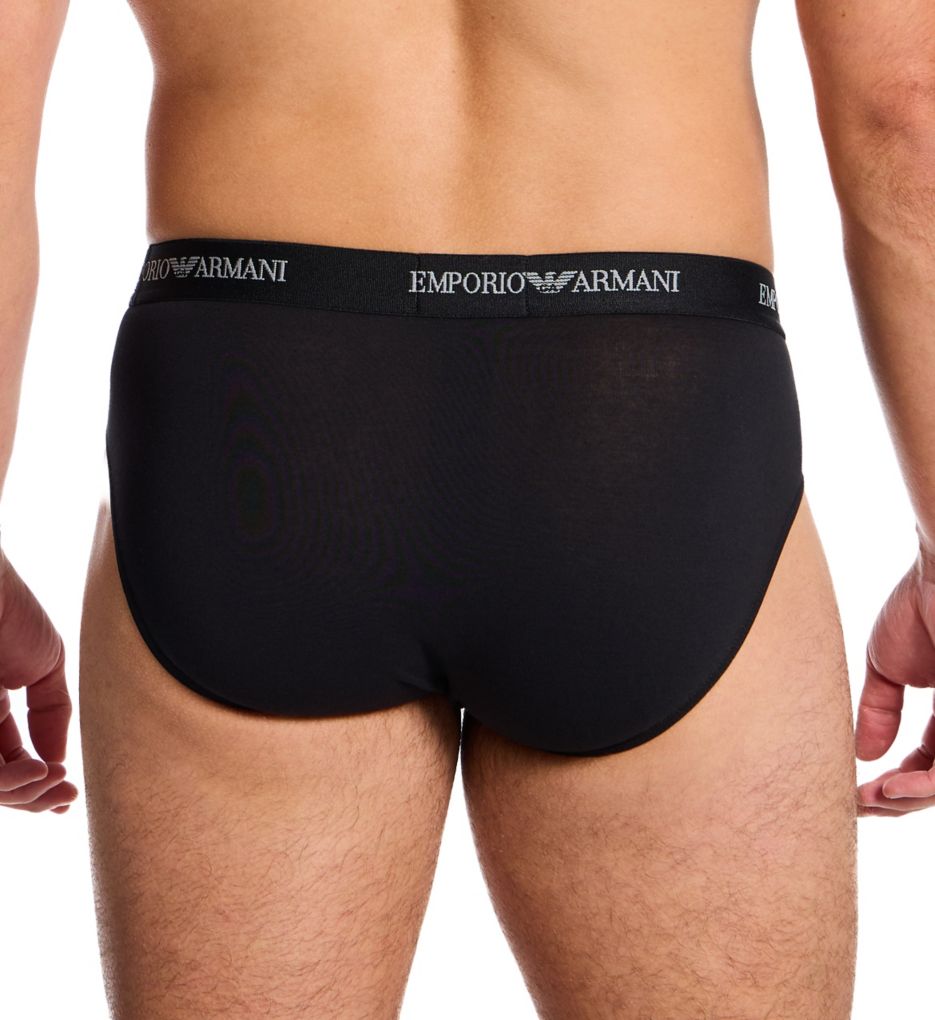 Emporio Armani Stretch Cotton Jersey Brief - 3 Pack 25814132 - Image 2