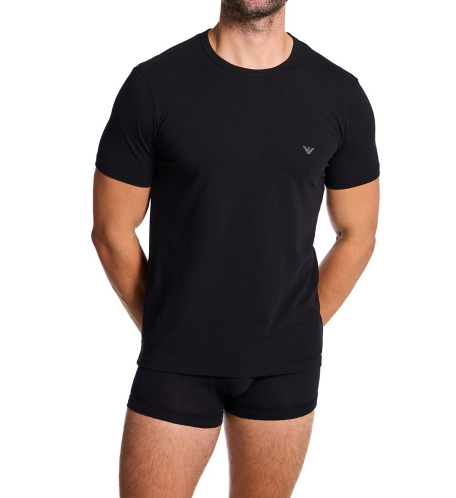 Emporio Armani Stretch Cotton Jersey Trunk - 3 Pack 25914132 - Image 6