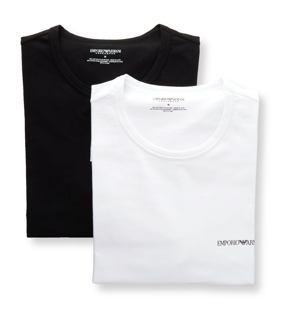 Core Logoband Crew Neck T-Shirts - 2 Pack-acs