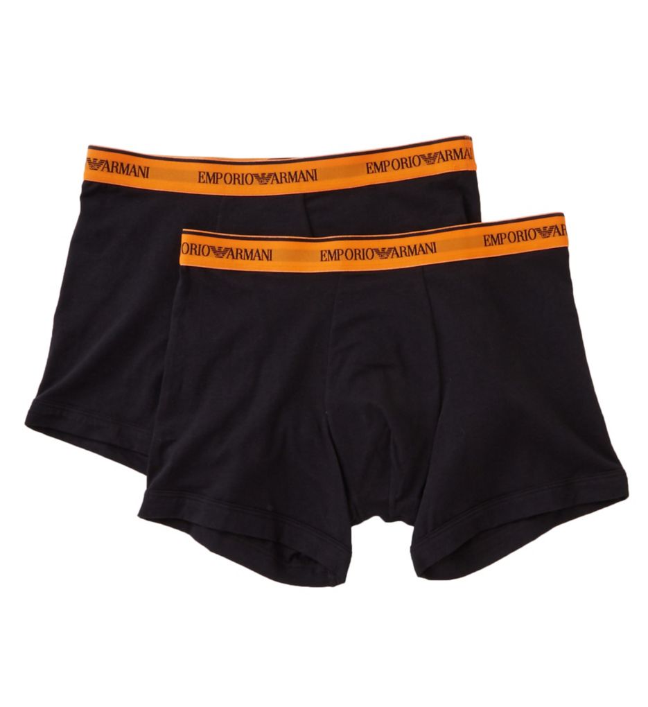 Stretch Cotton Logo Band Boxer Briefs - 2 Pack-cs2